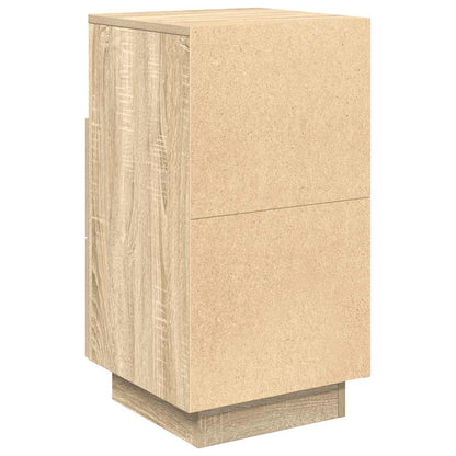 vidaXL Tables de chevet 2 pcs. avec 2 tiroirs Chêne Sonoma 36x36x68 cm