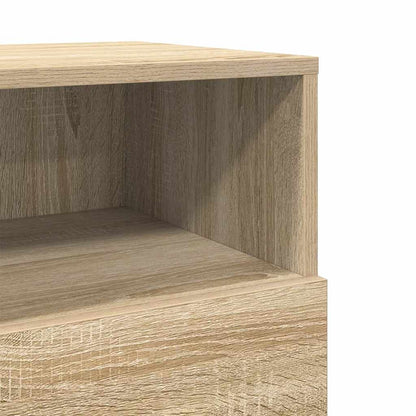 vidaXL Tables de chevet 2 pcs. avec 2 tiroirs Chêne Sonoma 36x36x68 cm