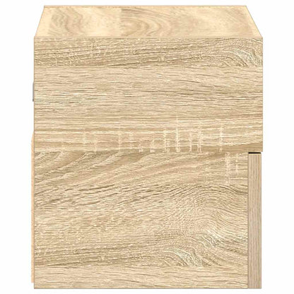 vidaXL Wand-Nachttische 2 Stk. Sonoma-Eiche 45x26x28,5 cm