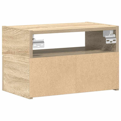 vidaXL Wand-Nachttische 2 Stk. Sonoma-Eiche 45x26x28,5 cm