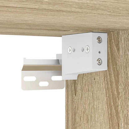 vidaXL Wand-Nachttische 2 Stk. Sonoma-Eiche 45x26x28,5 cm