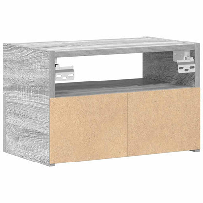 vidaXL Chevet mural gris Sonoma 45x26x28,5 cm