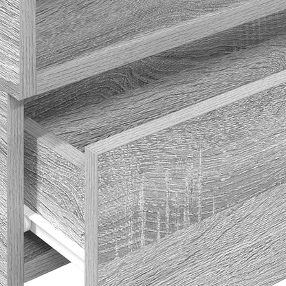 vidaXL Chevet mural gris Sonoma 45x26x28,5 cm