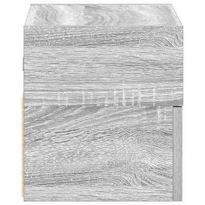 vidaXL Tables de chevet murales 2 pcs Gris Sonoma 45x26x28,5 cm