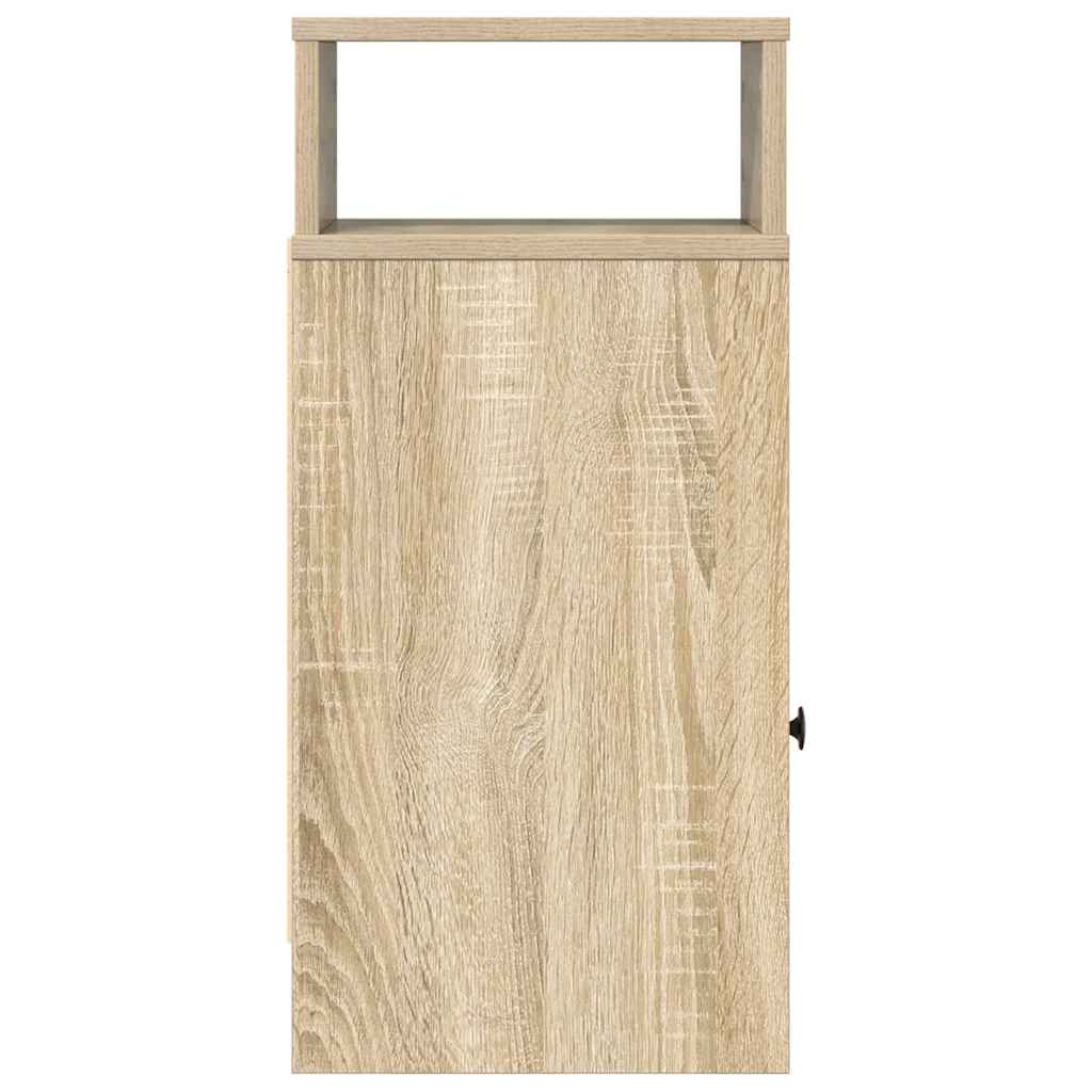 vidaXL Table de chevet avec tiroir chêne Sonoma 25x31x66 cm