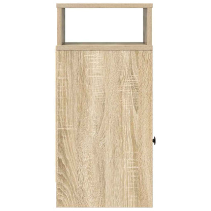 vidaXL Table de chevet avec tiroir chêne Sonoma 25x31x66 cm