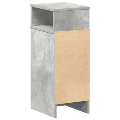 vidaXL Nachttisch mit Schublade Betongrau 25x31x66 cm
