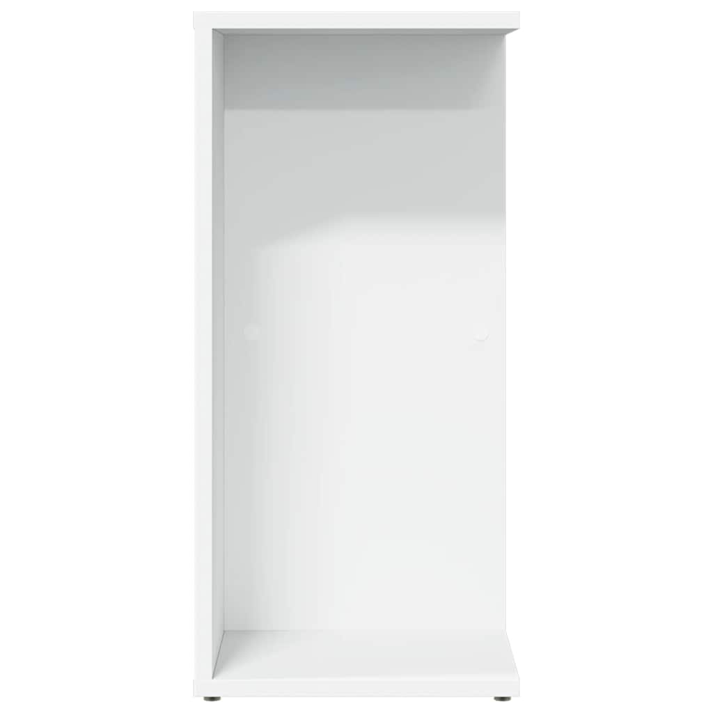 vidaXL Nachttisch Weiß 46,5x29x61 cm Holzwerkstoff