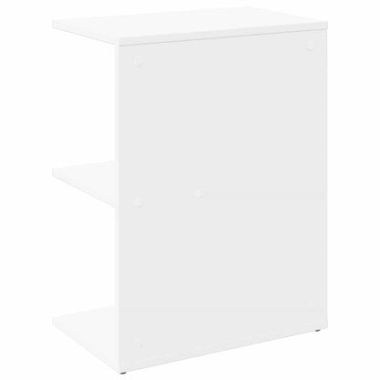 vidaXL Nachttisch Weiß 46,5x29x61 cm Holzwerkstoff