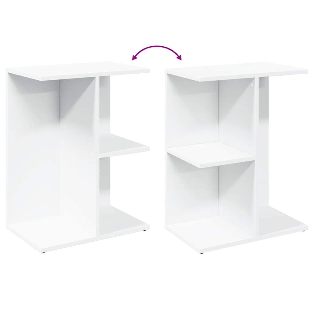 vidaXL Nachttisch Weiß 46,5x29x61 cm Holzwerkstoff