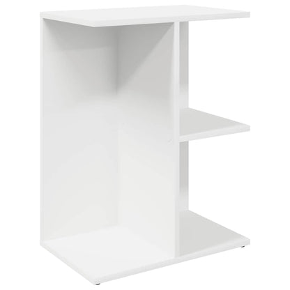 vidaXL Nachttische 2 Stk. Weiß 46,5x29x61 cm Holzwerkstoff