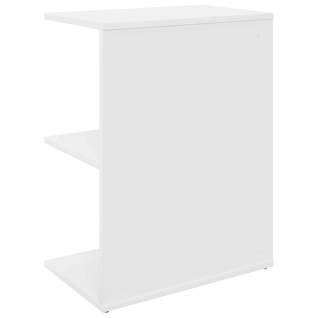 vidaXL Nachttische 2 Stk. Weiß 46,5x29x61 cm Holzwerkstoff