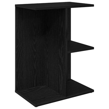 vidaXL Nachttisch Schwarz Eichen-Optik 46,5x29x61 cm Holzwerkstoff