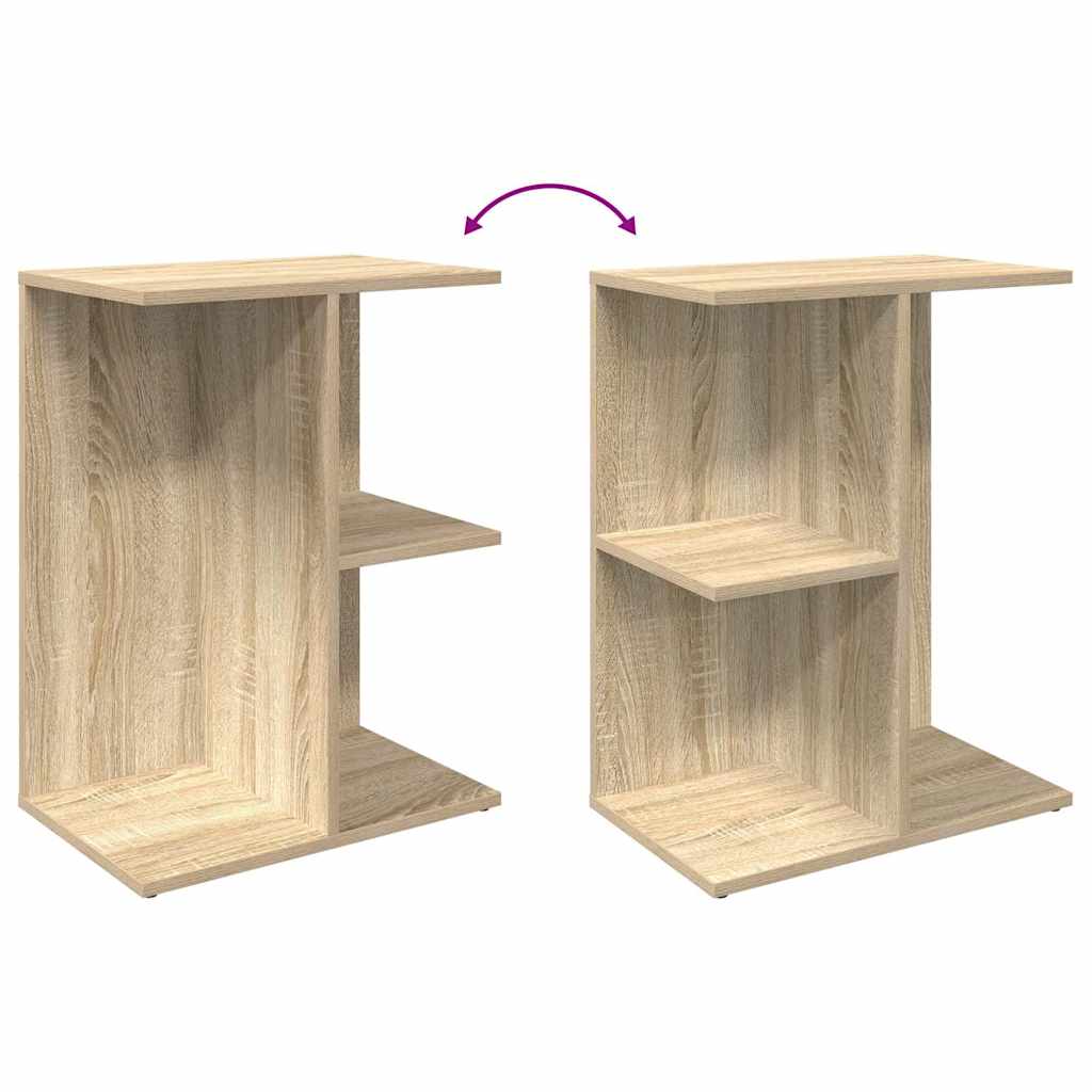 vidaXL Nachttisch Sonoma-Eiche 46,5x29x61 cm Holzwerkstoff