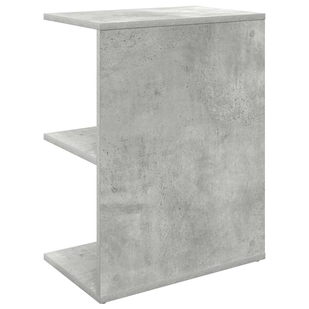 vidaXL Nachttisch Betongrau 46,5x29x61 cm Holzwerkstoff