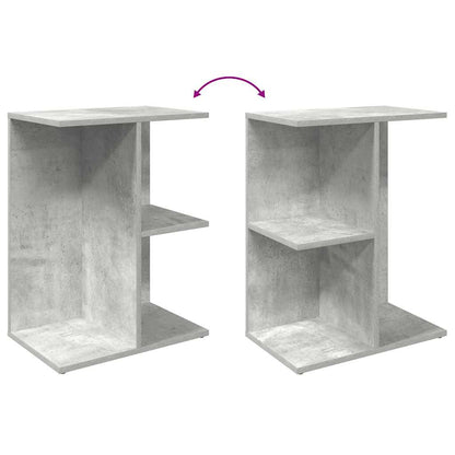 vidaXL Nachttisch Betongrau 46,5x29x61 cm Holzwerkstoff
