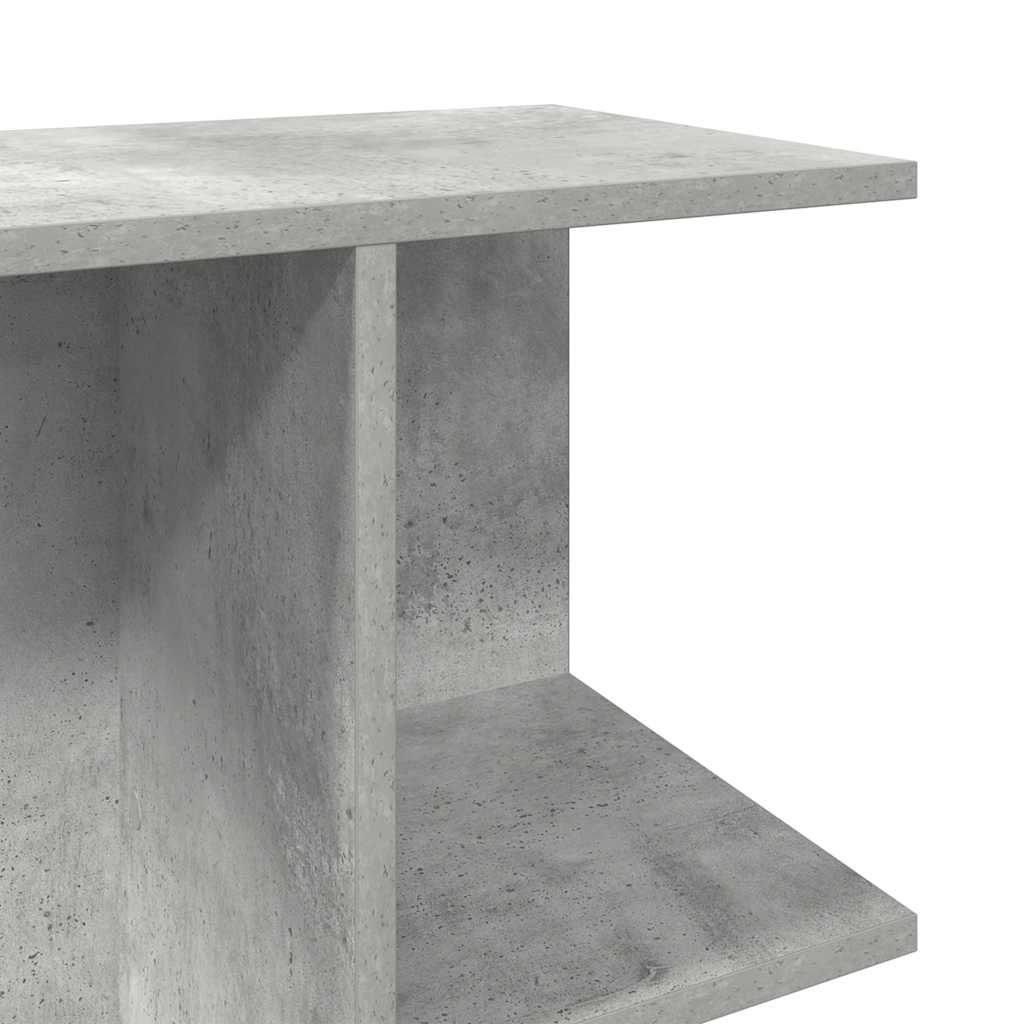 vidaXL Nachttisch Betongrau 46,5x29x61 cm Holzwerkstoff