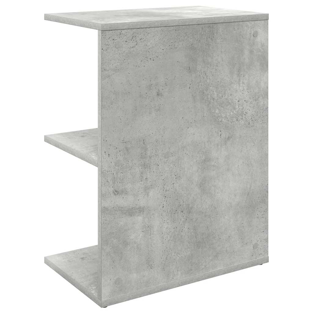 vidaXL Nachttische 2 Stk. Betongrau 46,5x29x61 cm Holzwerkstoff