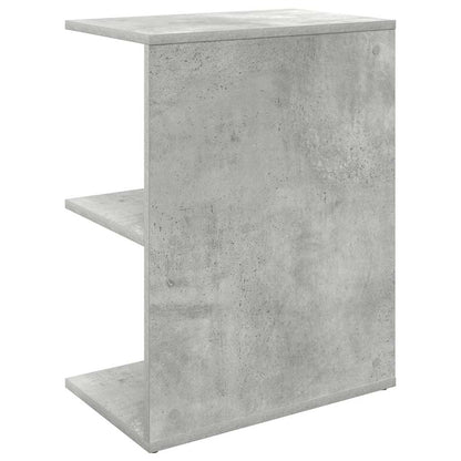 vidaXL Nachttische 2 Stk. Betongrau 46,5x29x61 cm Holzwerkstoff
