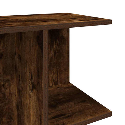 vidaXL Nachttische 2 Stk. Räuchereiche 46,5x29x61 cm Holzwerkstoff