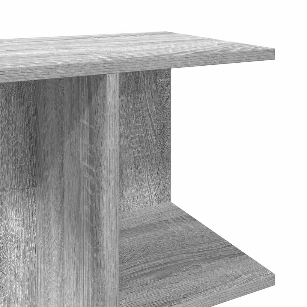 vidaXL Nachttisch Grau Sonoma 46,5x29x61 cm Holzwerkstoff