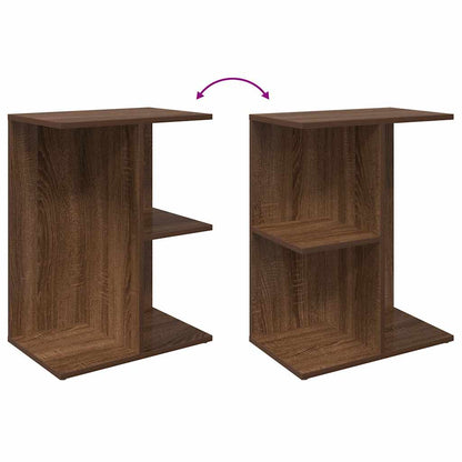 vidaXL Nachttisch Braun Eichen-Optik 46,5x29x61 cm Holzwerkstoff