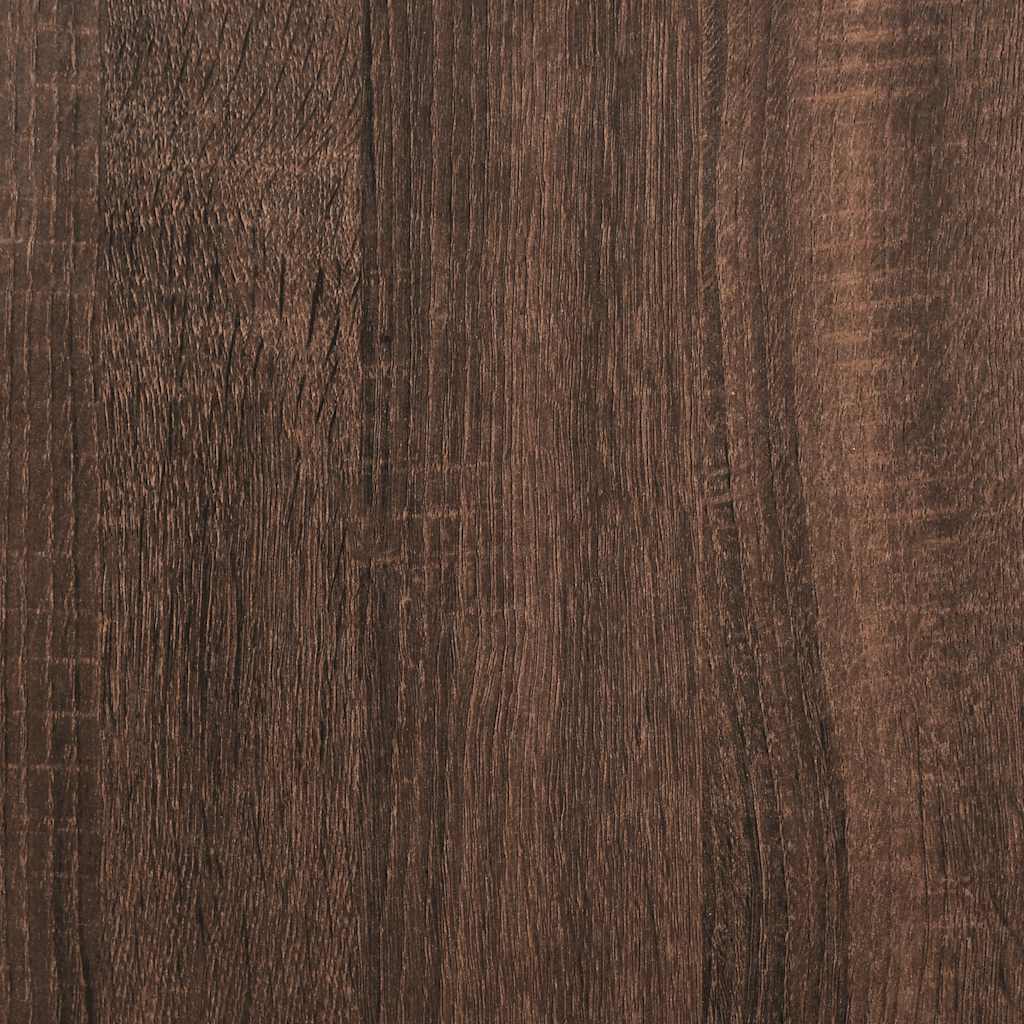 vidaXL Nachttisch Braun Eichen-Optik 46,5x29x61 cm Holzwerkstoff