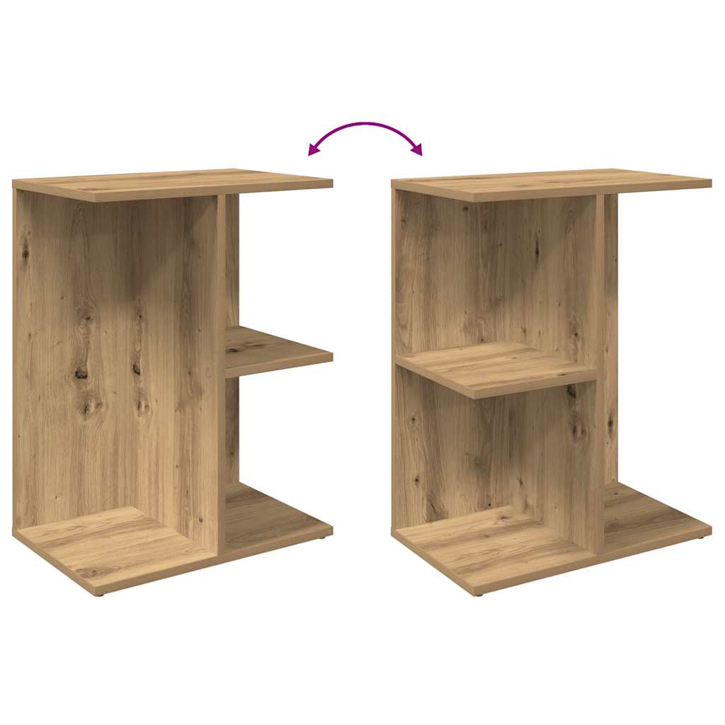 vidaXL Nachttische 2 Stk. Artisan-Eiche 46,5x29x61 cm Holzwerkstoff