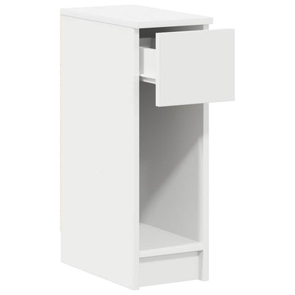 vidaXL Nachttisch mit Schublade Weiß 20x36x60 cm