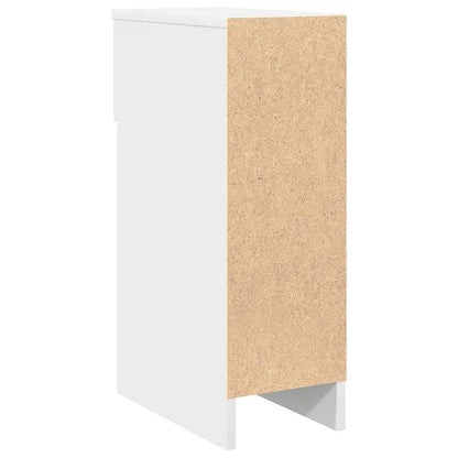 vidaXL Nachttisch mit Schublade Weiß 20x36x60 cm