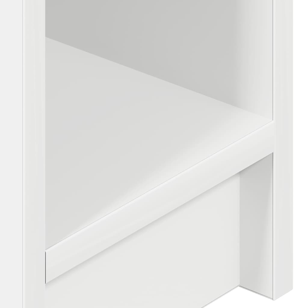 vidaXL Nachttisch mit Schublade Weiß 20x36x60 cm