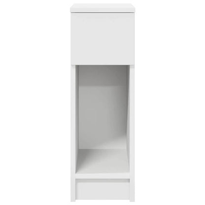 vidaXL Nachttische mit Schublade 2 Stk. Weiß 20x36x60 cm
