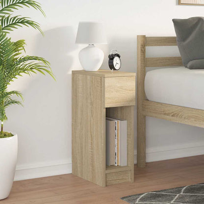vidaXL Nachttisch mit Schublade Sonoma-Eiche 20x36x60 cm