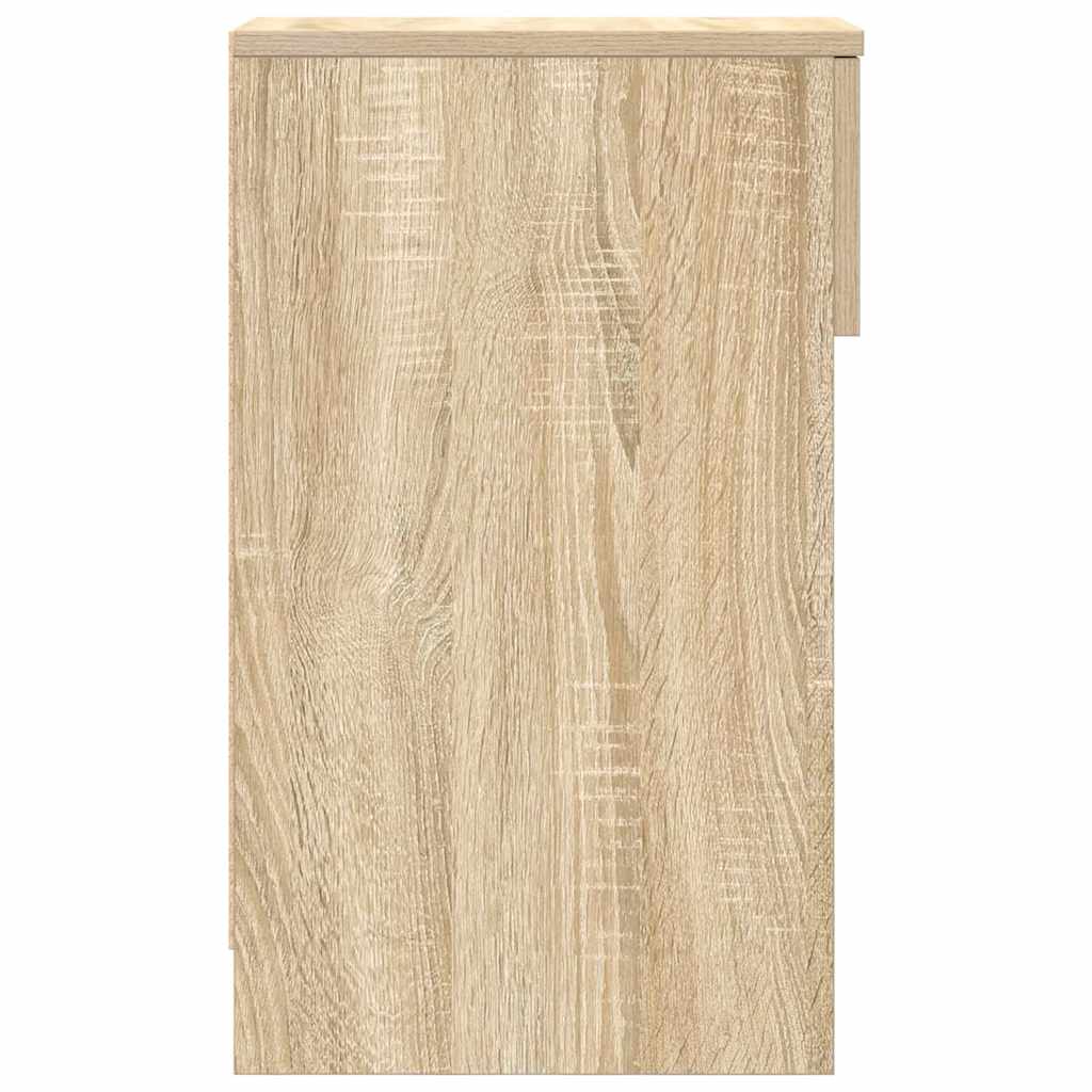 vidaXL Nachttisch mit Schublade Sonoma-Eiche 20x36x60 cm