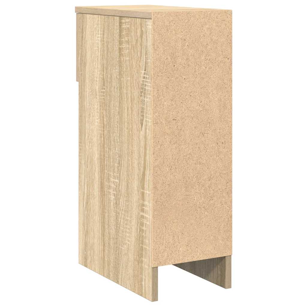 vidaXL Nachttisch mit Schublade Sonoma-Eiche 20x36x60 cm