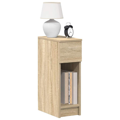 vidaXL Nachttisch mit Schublade Sonoma-Eiche 20x36x60 cm