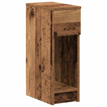 vidaXL Nachttisch mit Schublade Altholz-Optik 20x36x60 cm