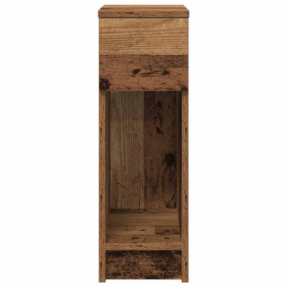 vidaXL Nachttisch mit Schublade Altholz-Optik 20x36x60 cm