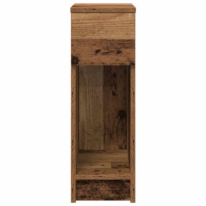 vidaXL Nachttische mit Schubladen 2 Stk. Altholz-Optik 20x36x60 cm