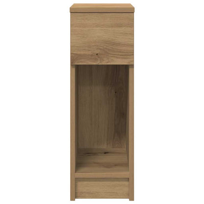 vidaXL Nachttische mit Schublade 2 Stk. Artisan-Eiche 20x36x60 cm