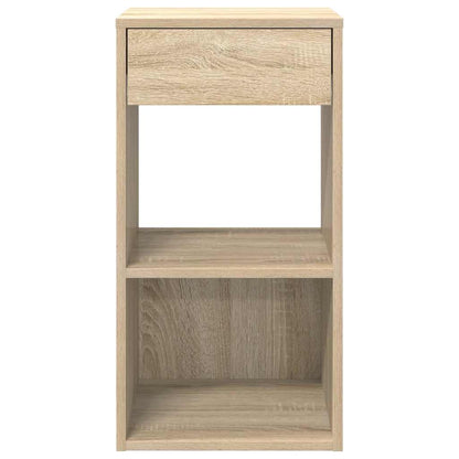 vidaXL Nachttische mit Schublade 2 Stk. Sonoma-Eiche 35x34x66,5 cm