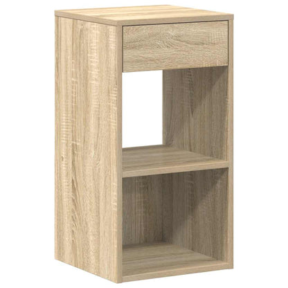 vidaXL Nachttische mit Schublade 2 Stk. Sonoma-Eiche 35x34x66,5 cm