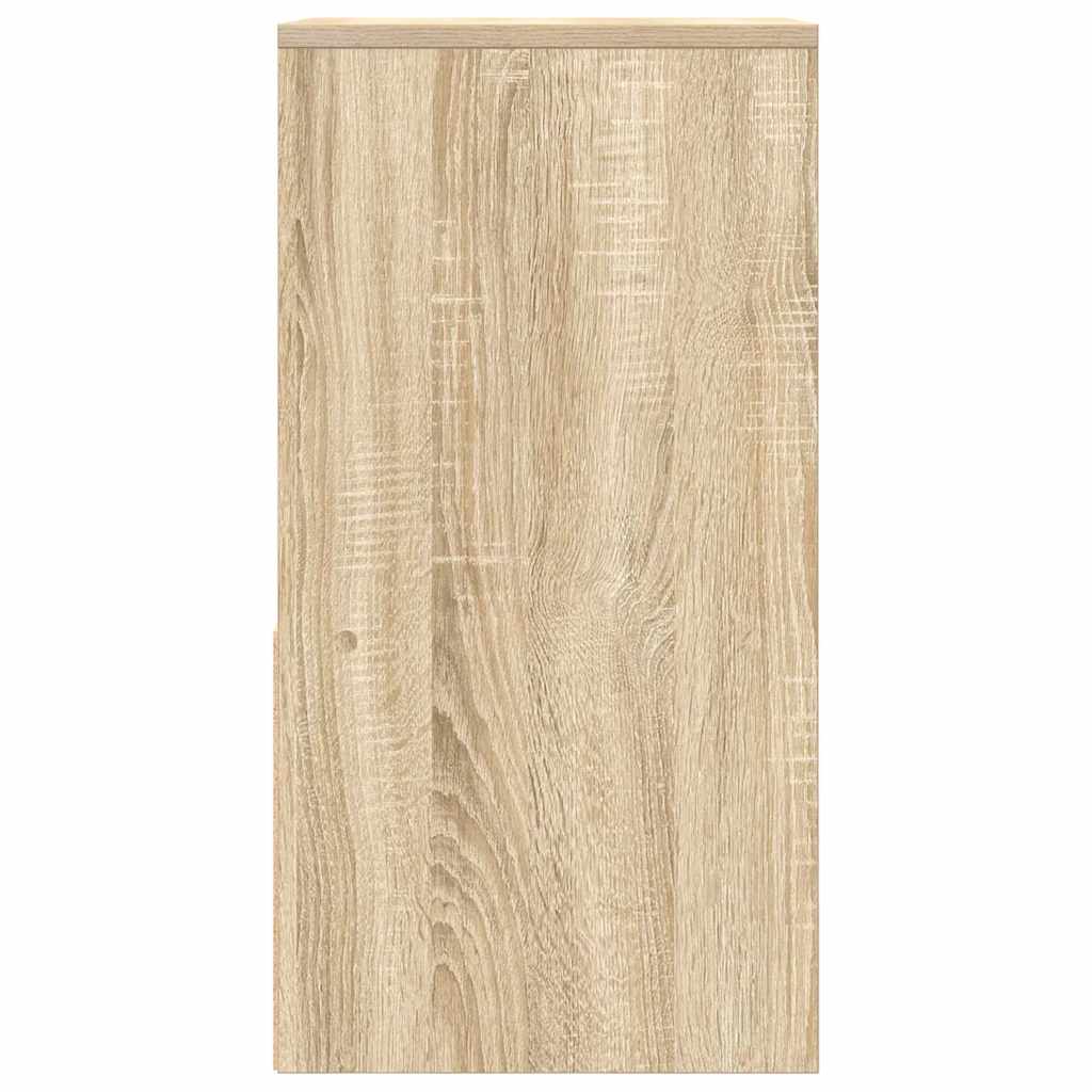 vidaXL Nachttische mit Schublade 2 Stk. Sonoma-Eiche 35x34x66,5 cm