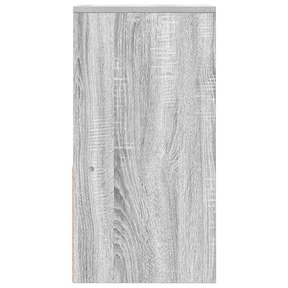 vidaXL Nachttische mit Schublade 2 Stk. Grau Sonoma 35x34x66,5 cm