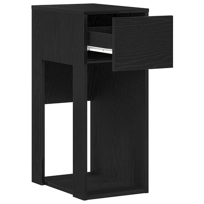 vidaXL Computerschrank mit Schublade Schwarz 30x44x74 cm