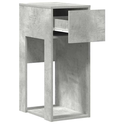 vidaXL Computerschrank mit Schublade Betongrau 30x44x74 cm