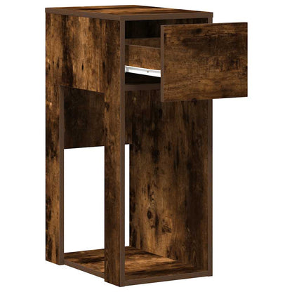 vidaXL Computerschrank mit Schublade Räuchereiche 30x44x74 cm