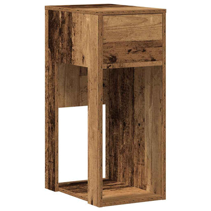 vidaXL Computerschrank mit Schublade Altholz-Optik 30x44x74 cm