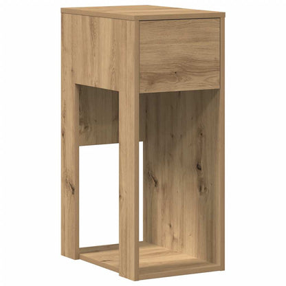 vidaXL Meuble d'ordinateur avec tiroir chêne artisan 30x44x74 cm