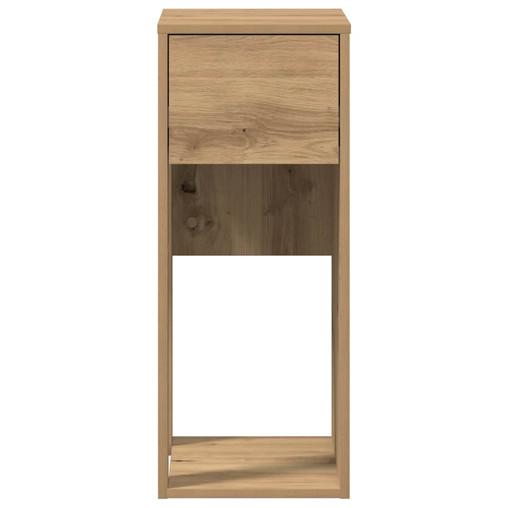 vidaXL Meuble d'ordinateur avec tiroir chêne artisan 30x44x74 cm